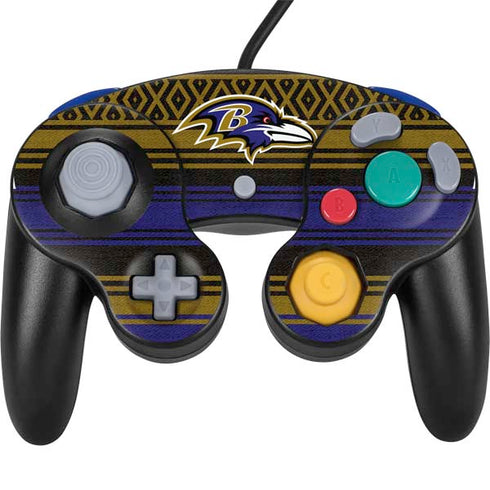 NFL Baltimore Ravens Trailblazer Nintendo GameCube Controller Skin