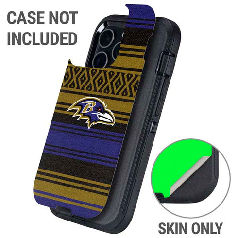 NFL Baltimore Ravens Trailblazer Otterbox Defender iPhone Skin