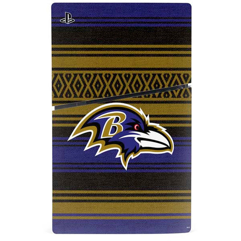 NFL Baltimore Ravens Trailblazer PS5 Slim Disk Console Skin