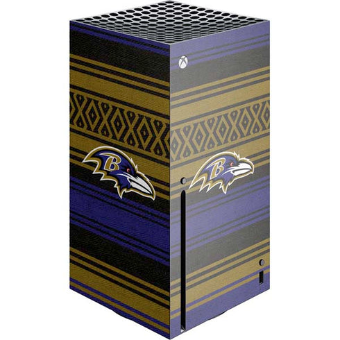 NFL Baltimore Ravens Trailblazer Xbox Series X Console Skin