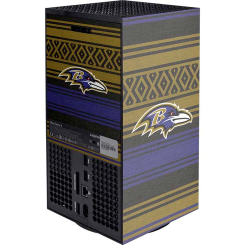NFL Baltimore Ravens Trailblazer Xbox Series X Console Skin