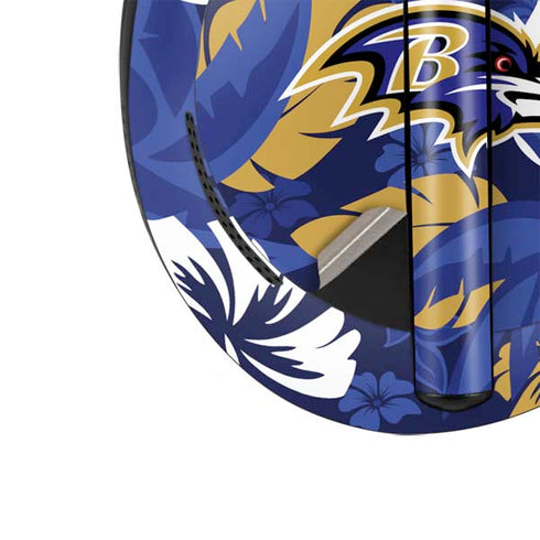 NFL Baltimore Ravens Tropical Print Bose Noise Cancelling Headphones 700 Skin