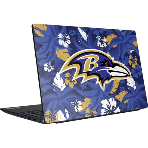 NFL Baltimore Ravens Tropical Print Dell Vostro Skin