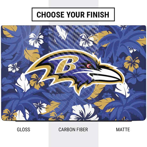 NFL Baltimore Ravens Tropical Print Dell Vostro Skin