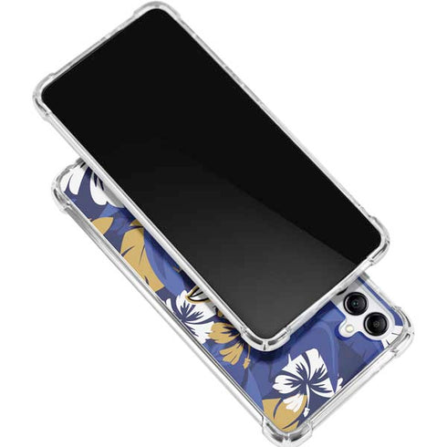 NFL Baltimore Ravens Tropical Print Galaxy A15 5G Clear Case