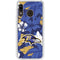 NFL Baltimore Ravens Tropical Print Galaxy A20 Clear Case