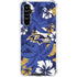 NFL Baltimore Ravens Tropical Print Galaxy A54 5G Clear Case