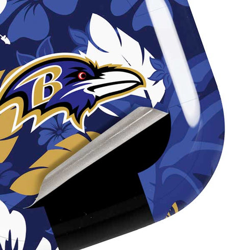 NFL Baltimore Ravens Tropical Print Galaxy Buds Pro Skin