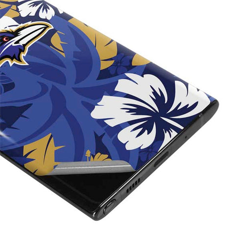 NFL Baltimore Ravens Tropical Print Galaxy Note 10 Skin