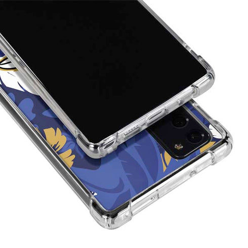 NFL Baltimore Ravens Tropical Print Galaxy Note20 5G Clear Case
