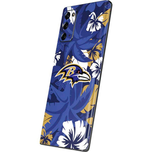 NFL Baltimore Ravens Tropical Print Galaxy Note20 5G Skin