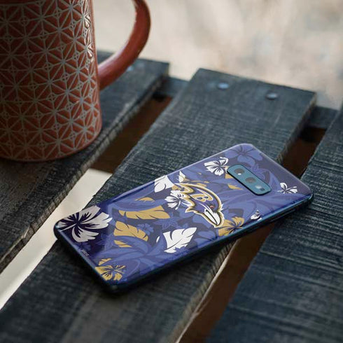 NFL Baltimore Ravens Tropical Print Galaxy S10e Skin