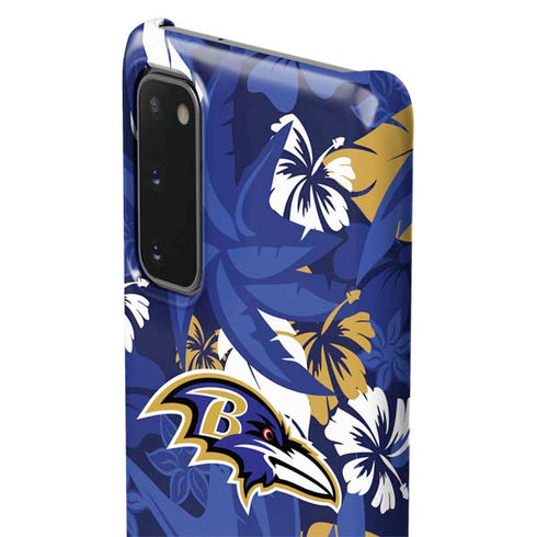 NFL Baltimore Ravens Tropical Print Galaxy S20 Lite Case