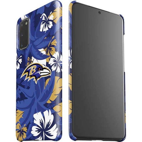 NFL Baltimore Ravens Tropical Print Galaxy S20 Lite Case