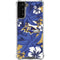 NFL Baltimore Ravens Tropical Print Galaxy S22 Plus Clear Case