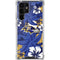 NFL Baltimore Ravens Tropical Print Galaxy S22 Ultra Clear Case