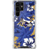 NFL Baltimore Ravens Tropical Print Galaxy S22 Ultra Clear Case