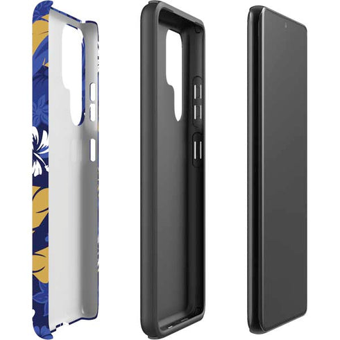 NFL Baltimore Ravens Tropical Print Galaxy S22 Ultra Pro Case
