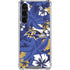 NFL Baltimore Ravens Tropical Print Galaxy S23 Plus Clear Case