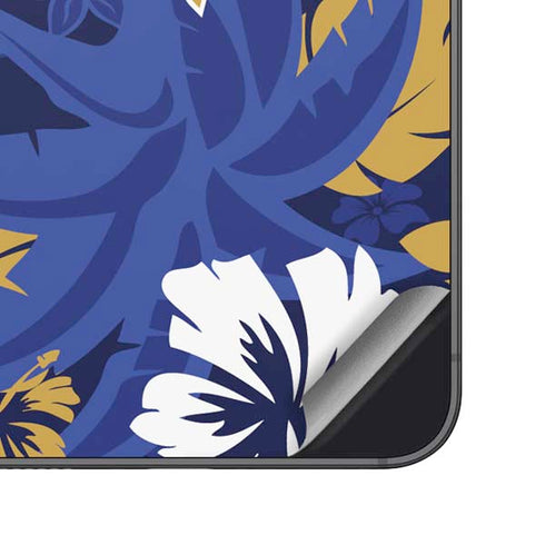 NFL Baltimore Ravens Tropical Print Galaxy S23 Skin