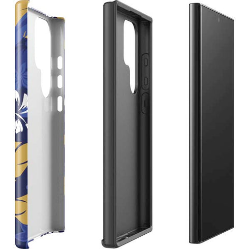 NFL Baltimore Ravens Tropical Print Galaxy S24 Ultra Impact Case