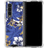 NFL Baltimore Ravens Tropical Print Galaxy Z Fold4 5G Clear Case