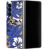 NFL Baltimore Ravens Tropical Print Galaxy Z Fold4 5G Skin