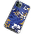 NFL Baltimore Ravens Tropical Print iPhone 11 Pro Max Clear Case
