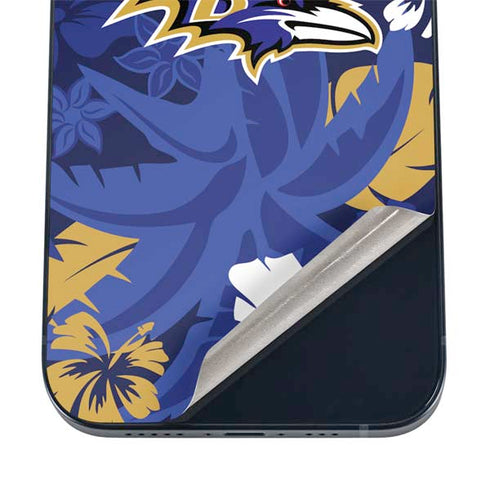 NFL Baltimore Ravens Tropical Print iPhone 12 Mini Skin