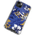 NFL Baltimore Ravens Tropical Print iPhone 13 Mini Clear Case