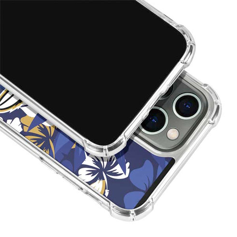 NFL Baltimore Ravens Tropical Print iPhone 13 Pro Max Clear Case