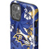 NFL Baltimore Ravens Tropical Print iPhone 15 Plus Impact Case