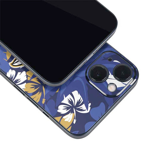 NFL Baltimore Ravens Tropical Print iPhone 14 Skin