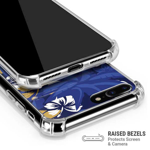 NFL Baltimore Ravens Tropical Print iPhone 7/8 Plus Clear Case