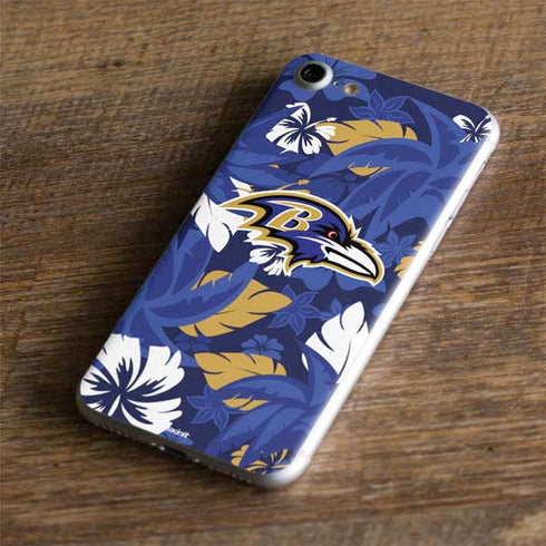 NFL Baltimore Ravens Tropical Print iPhone 7 Skin