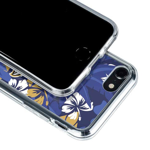 NFL Baltimore Ravens Tropical Print iPhone SE (2nd & 3rd Gen) Clear Case