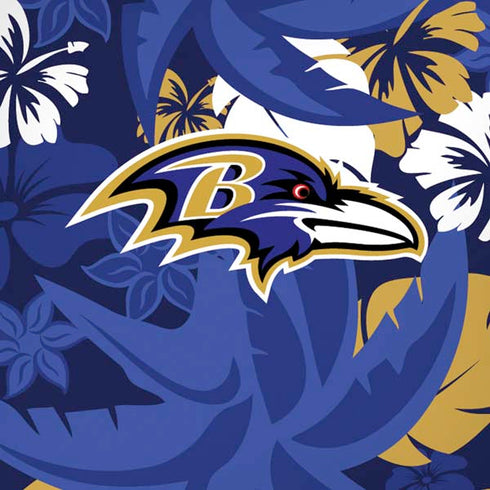 NFL Baltimore Ravens Tropical Print iPhone XR Skin