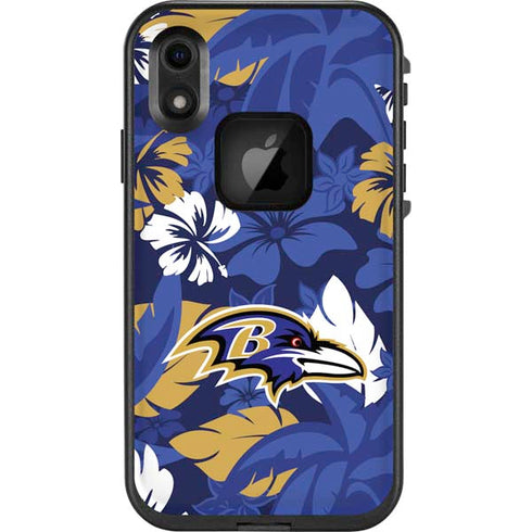 NFL Baltimore Ravens Tropical Print LifeProof Fre iPhone Skin
