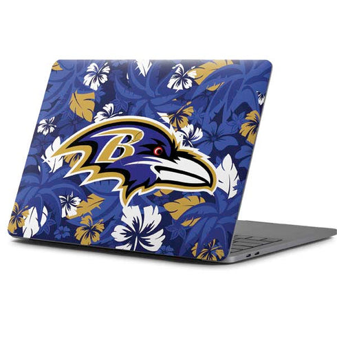 NFL Baltimore Ravens Tropical Print Apple MacBook Pro 13-inch Skin