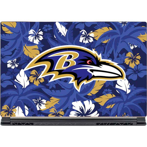 NFL Baltimore Ravens Tropical Print MSI GS65 Stealth Laptop Skin