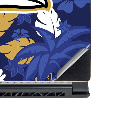 NFL Baltimore Ravens Tropical Print MSI GS65 Stealth Laptop Skin