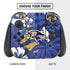 NFL Baltimore Ravens Tropical Print Nintendo Switch Bundle Skin