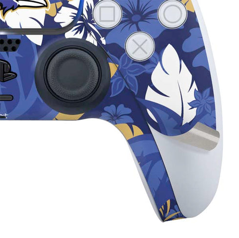 NFL Baltimore Ravens Tropical Print PS5 Controller Skin
