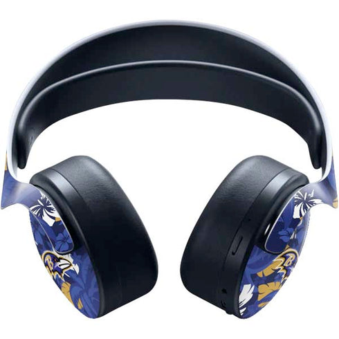 NFL Baltimore Ravens Tropical Print PULSE 3D Wireless Headset for PS5 Skin