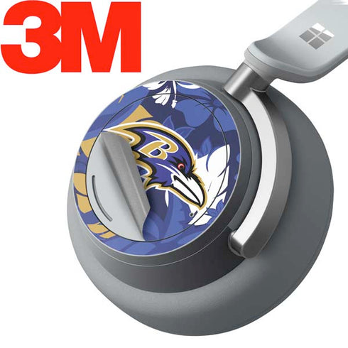 NFL Baltimore Ravens Tropical Print Surface Headphones Skin