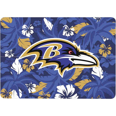 NFL Baltimore Ravens Tropical Print Surface Laptop Studio Skin