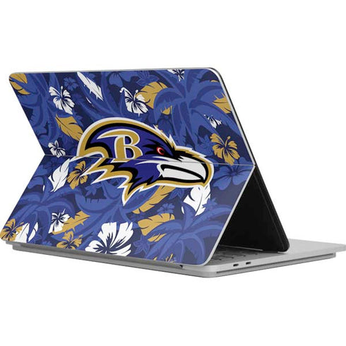 NFL Baltimore Ravens Tropical Print Surface Laptop Studio Skin