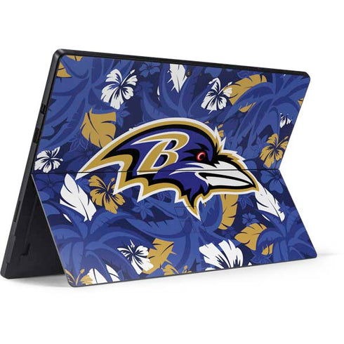 NFL Baltimore Ravens Tropical Print Surface Pro 6 Skin