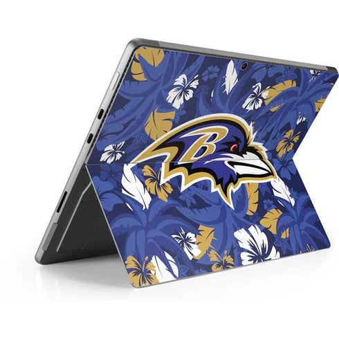 NFL Baltimore Ravens Tropical Print Surface Pro 8 Skin