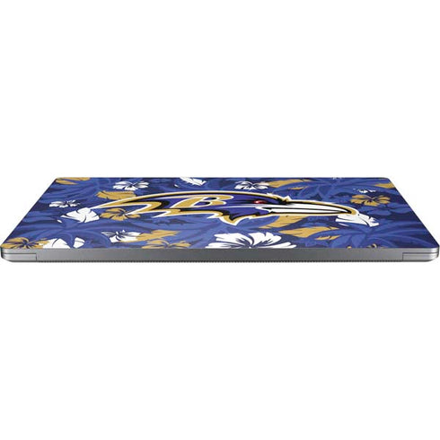 NFL Baltimore Ravens Tropical Print Universal Laptop 15in (12.2 x 8.8in) Skin